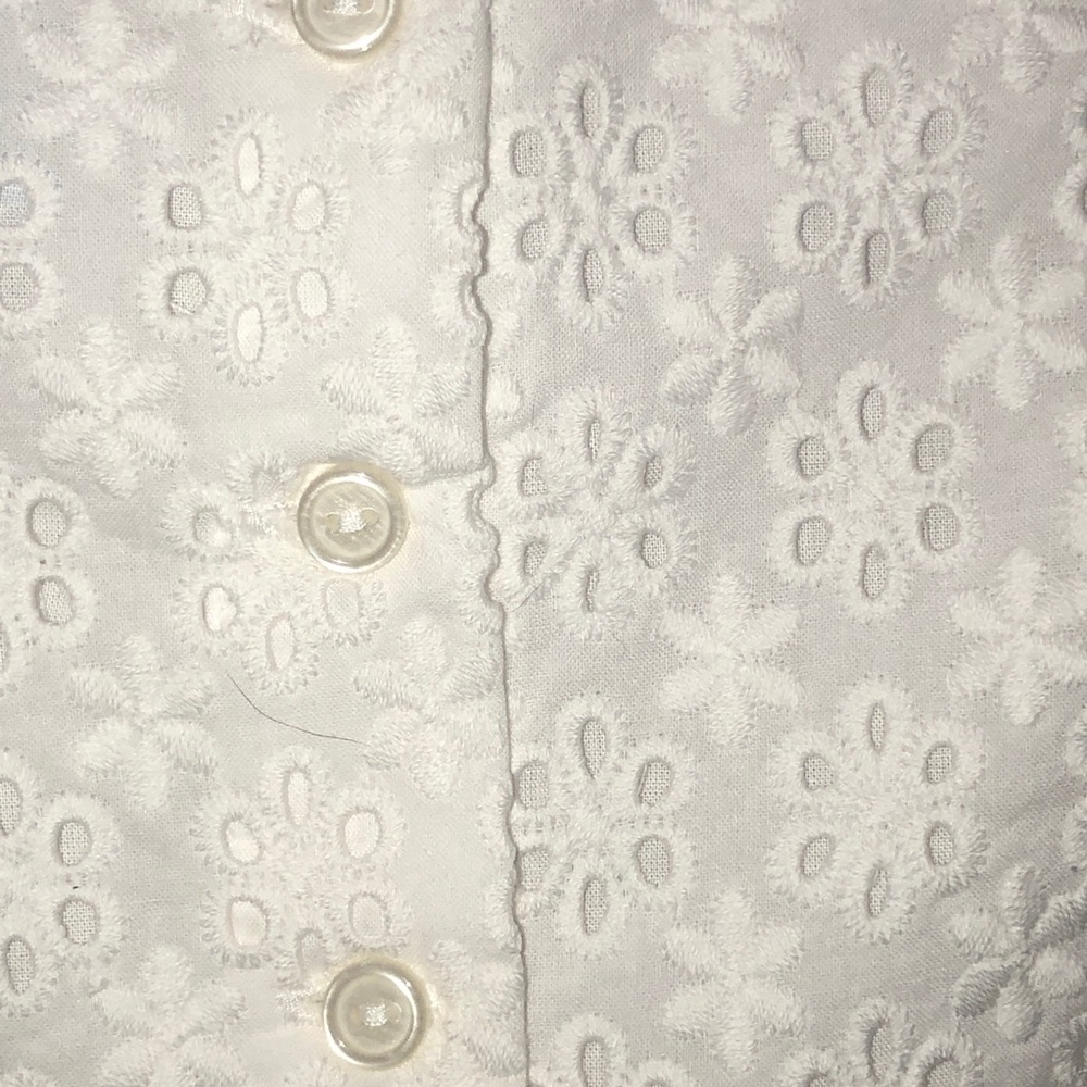 RALPH LAUREN EYELET TUNIC & PINK GINGHAM LEGGINGS - Picture 4 of 5